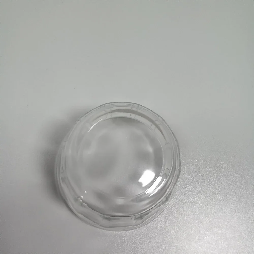 Vintage‎ Fire-King Clear Glass Ribbed Custard Cup Ramekin Prep Bowl 3.75 Inch